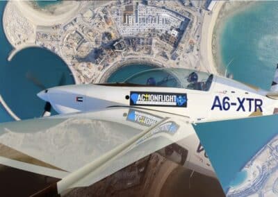 Bucket List - best Adventure Experiences in Ras Al Khaimah UAE - Experience aerobatics & G Forces @400kph in a world champion air race 'Unlimited Category' aircraft over Ras Al Khaimah