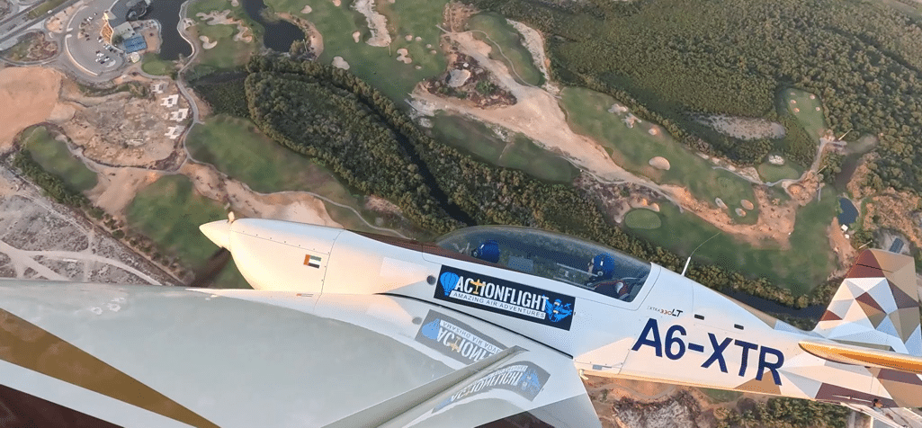 Our location office and skydive dropzone at Tower Links Golf Course